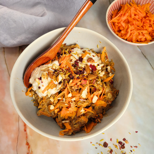 Carrot Cake Porridge Heaven