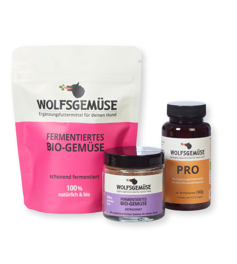 Wolfsgemüse Komplettpaket - 3er Ergäzungsfuttermittel