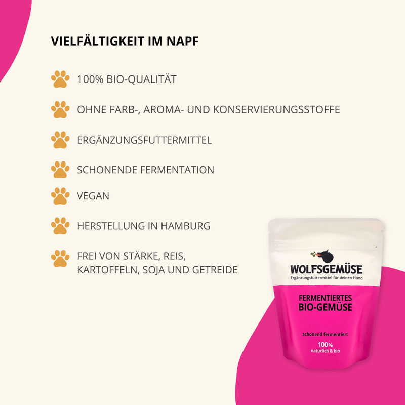 Wolfsgemüse Fermentiertes Bio-Gemüse (frisch)