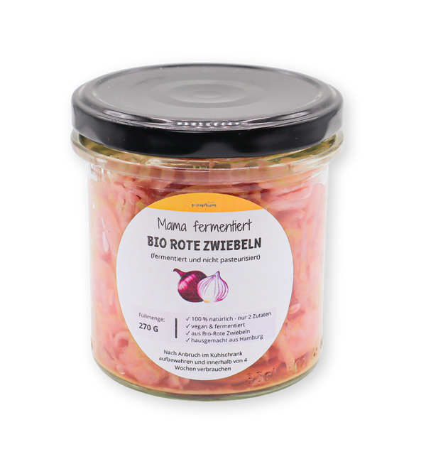 Fermentierte Bio-Rote Zwiebeln