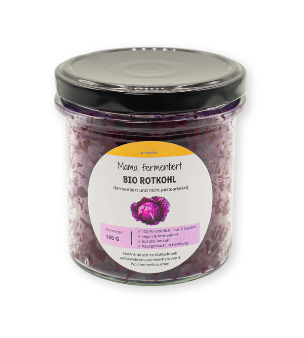 Fermentierter Bio-Rotkohl